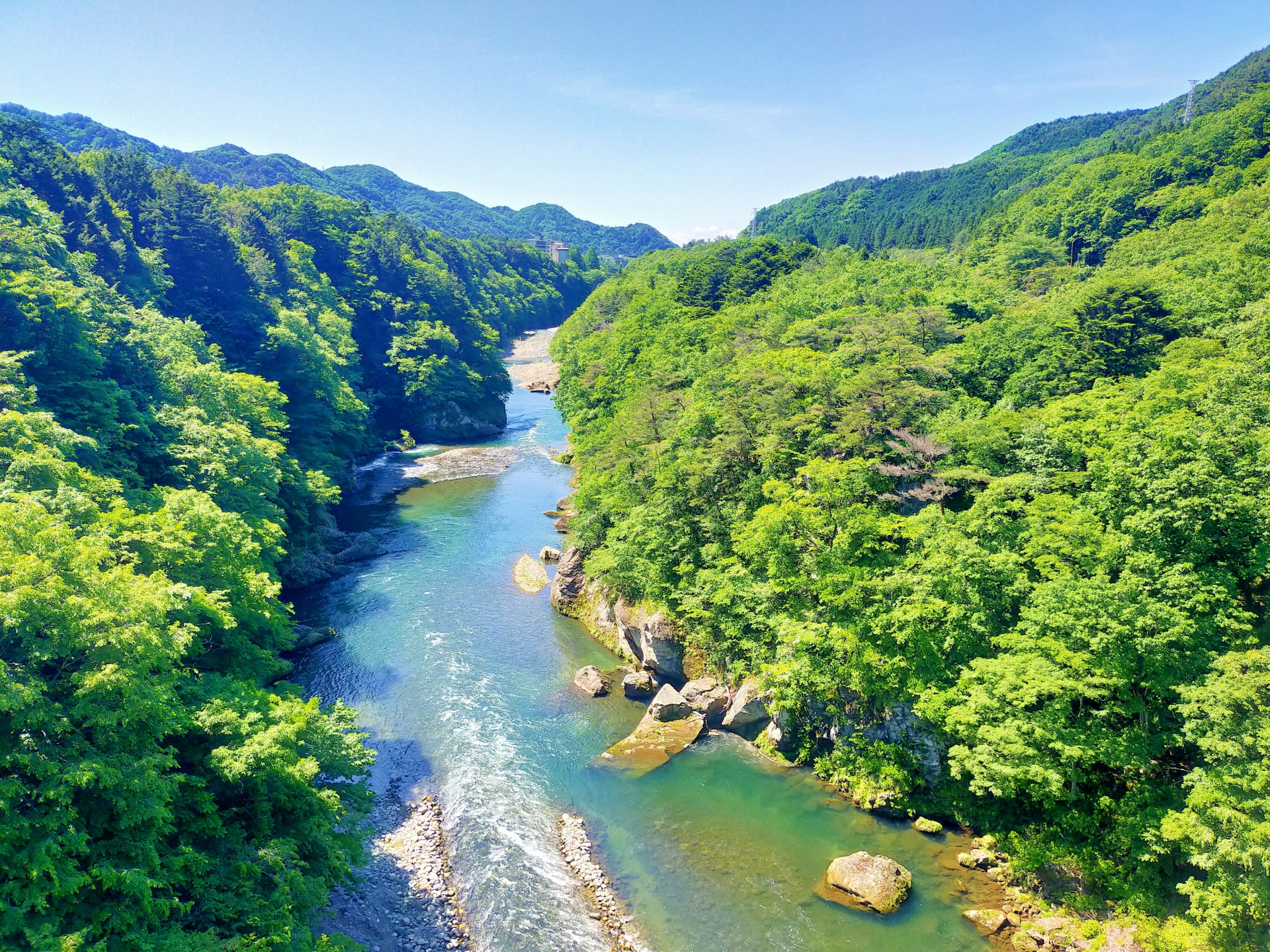 鬼怒川の温泉街